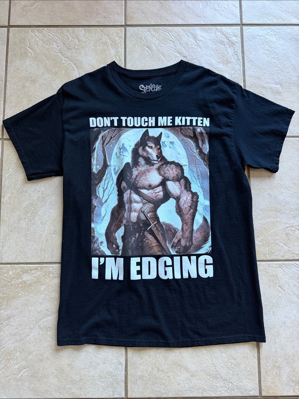 Spencer's Black Graphic Tee -